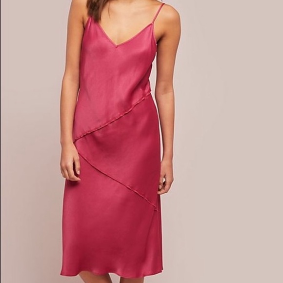 anthropologie slip dress